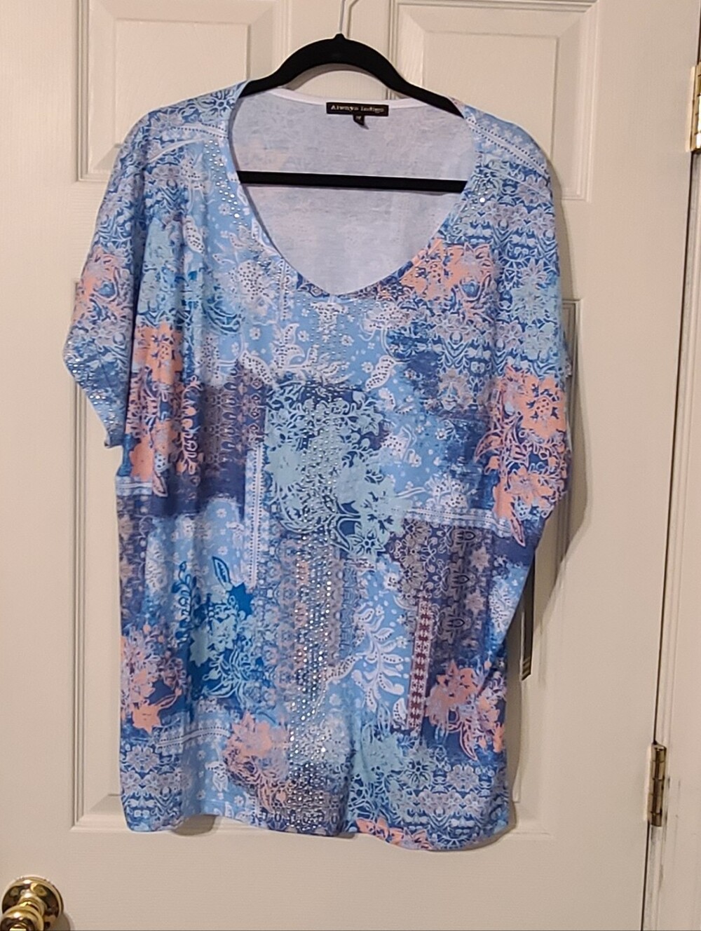 Always Indigo Top - 2x